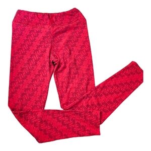 Cupid Red Valentines LuLaRoe leggings OS